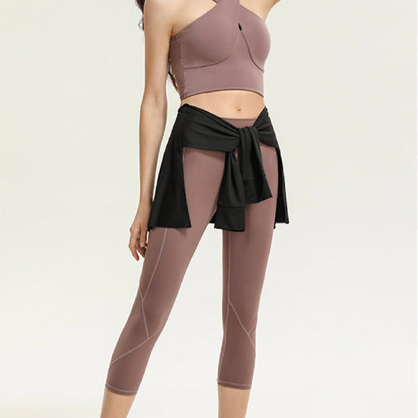Sleeve Tie Waist Wrap