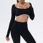 Seamless Longsleeve Gym Set