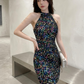 Elegant Beaded Party Dress