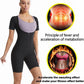 Zipper Full Body Sweat corset Suit