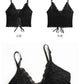 Lace Cropped Tie-front Camisole