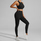 Seamless Tank Top And Leggings Sport set, Gym Set Workout.