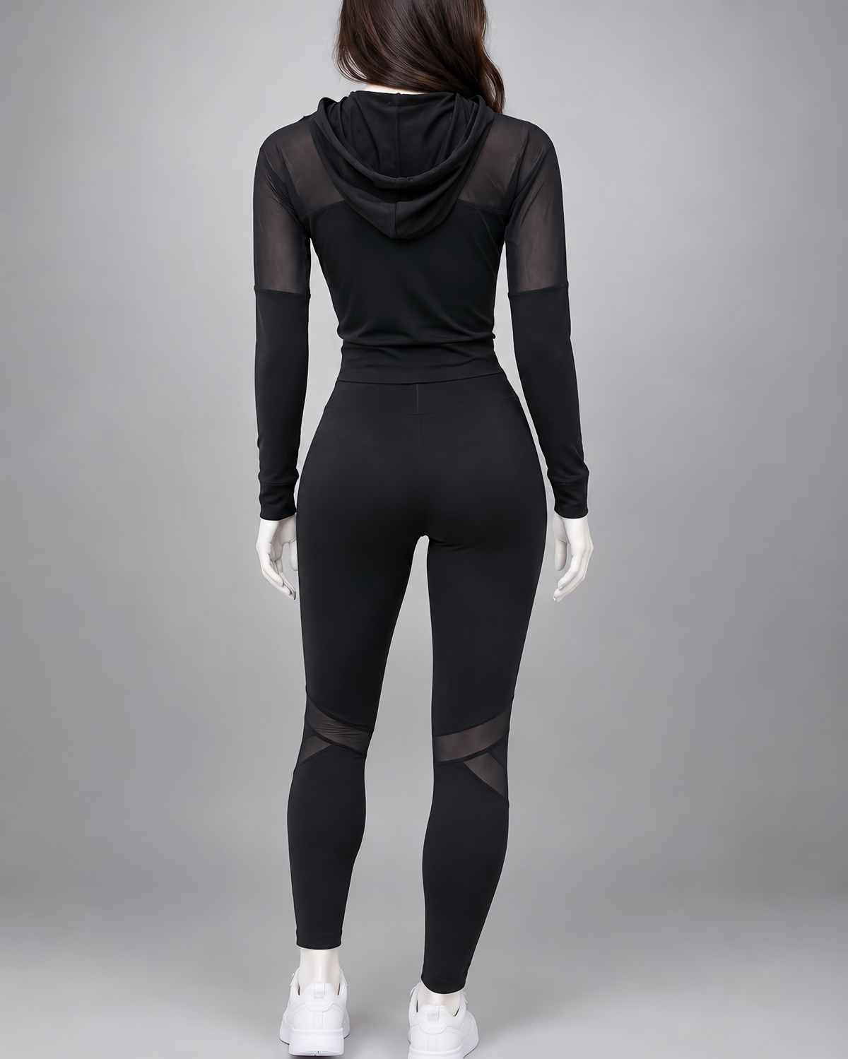 Cropped Hoodie Leggings Set