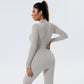 quick-drying one-piece seamless women's tight-fitting fitness yoga jumpsuit