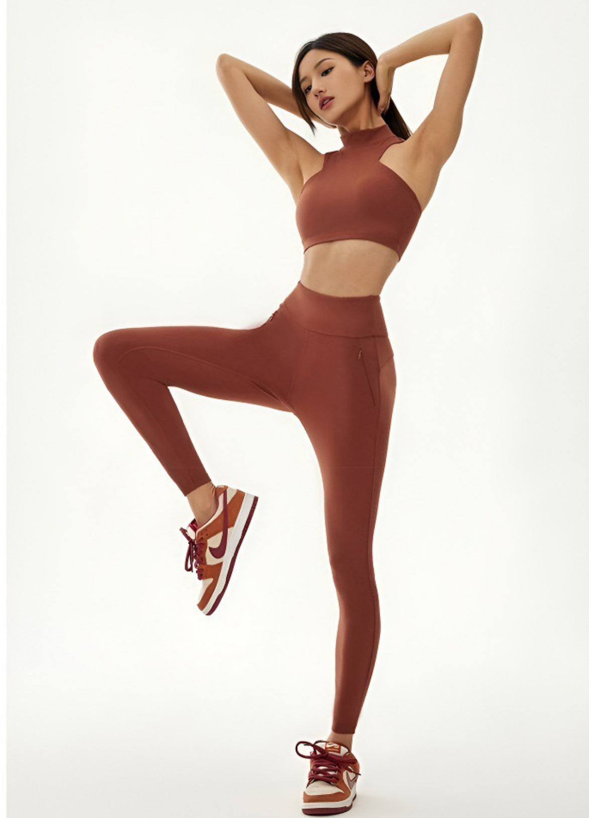 High-Neck Workout Set