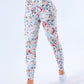 Floral Print Wideband Waist Sports Leggings