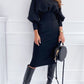 Clasi Batwing Sleeve Sweater Dress