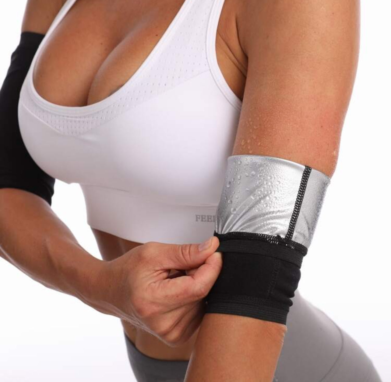 Sauna Arm Trimmer, Sauna Sleeves Wraps For Women Lose Arm Fat,Fitness Slimmer