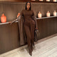 Style Jumpsuit and Casual Slim-Fit Long Sleeve