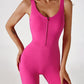 Women's Solid Color Jumpsuit Sports Activewear