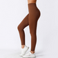 high-waisted hip-lifting seamless yoga pants