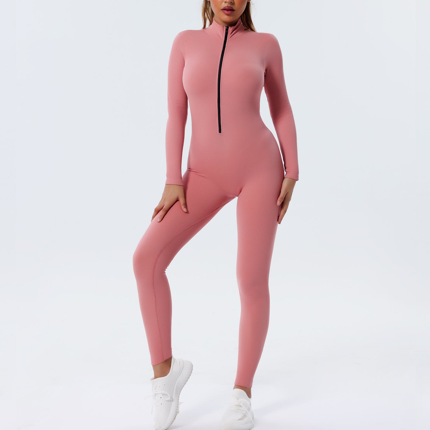 quick-drying one-piece seamless women's tight-fitting fitness yoga jumpsuit