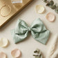 Double Layer Satin Hairbow