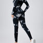 Tie-Dye Scoop Neck  Long Sleeve Jumpsuit