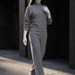 Ribbed Zip Tracksuit Set