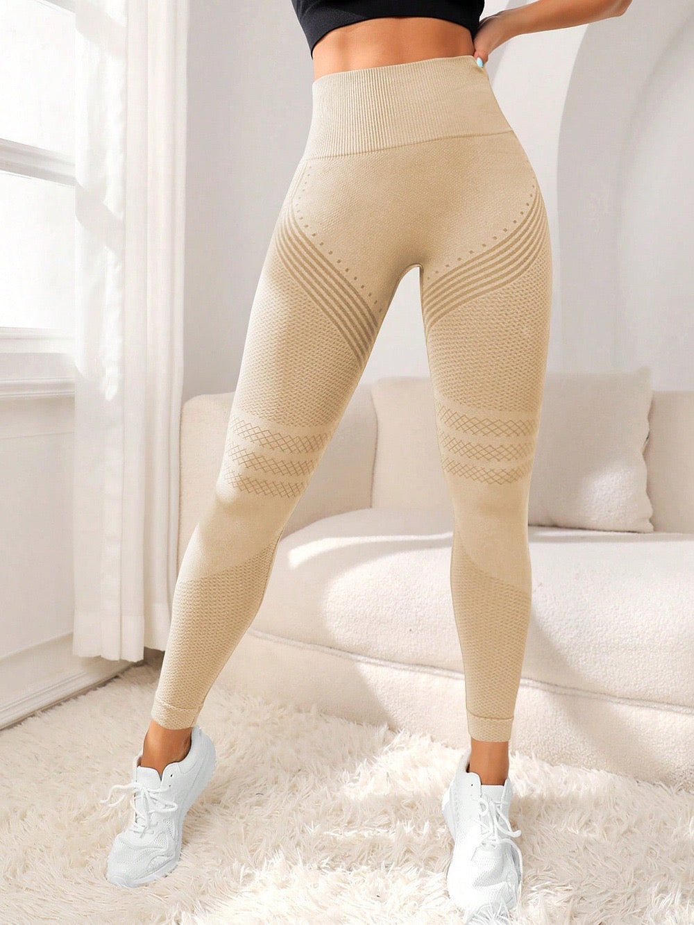 Wide Waistband Sports Leggings