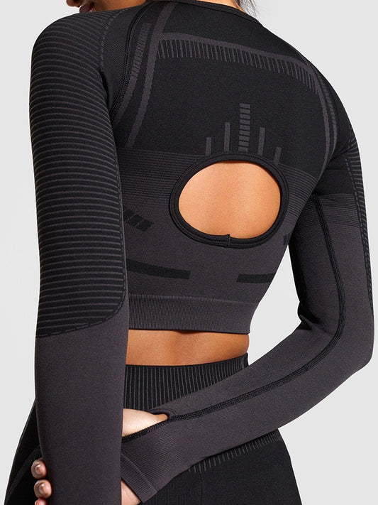 Seamless long Sleeve Sports Set