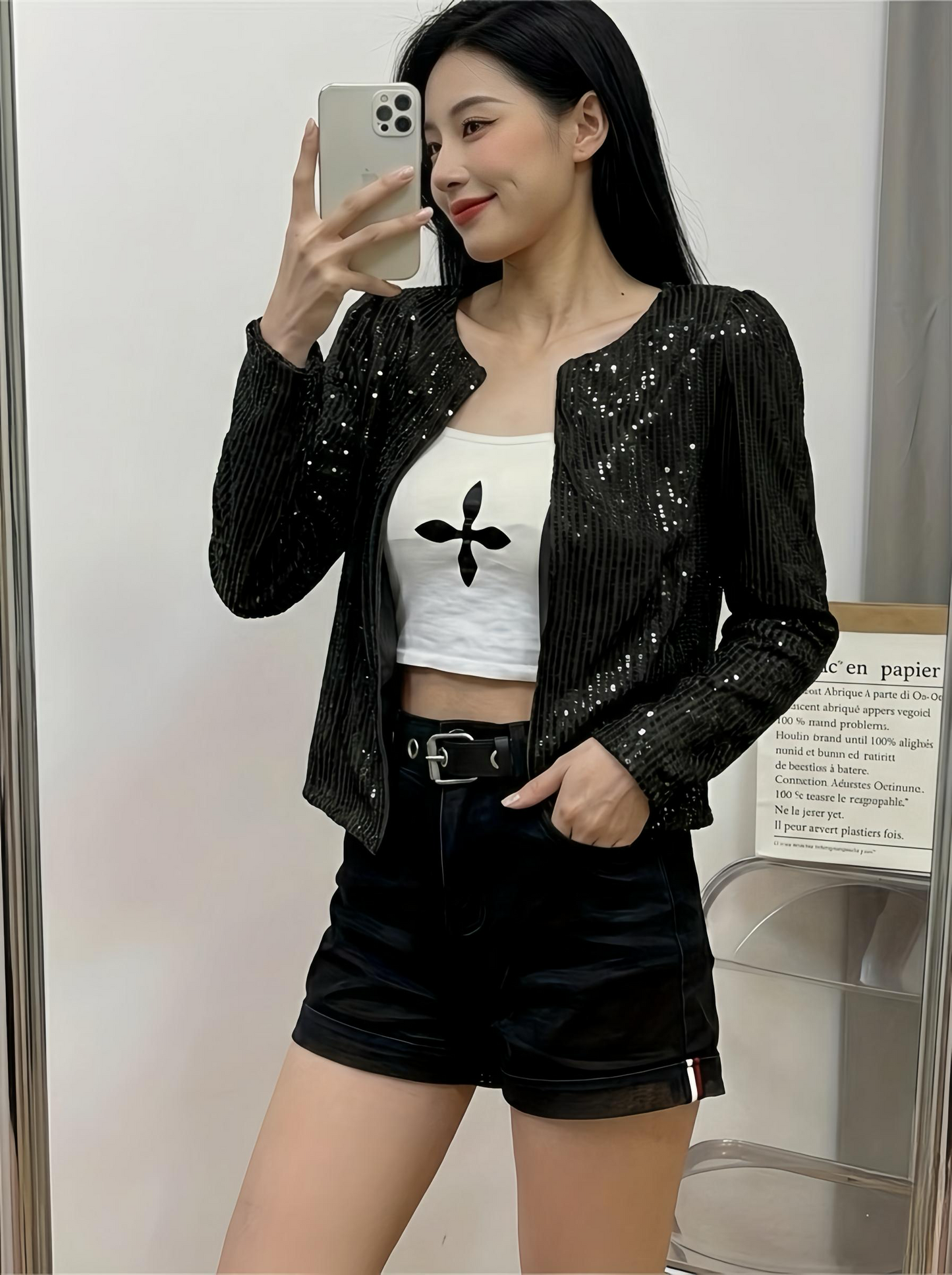 Elegant Puffed Sleeve Blazer