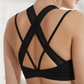 Chic Black Crisscross Sport Set
