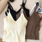 Ribbed Knitted V-neck Camisole
