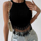 Crochet Fringe Halter Top