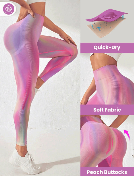 Yoga Leggings Scrunch Butt Tummy Control Fitness Tights