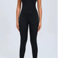 Backless Athletic Jumpsuit.