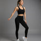 Seamless High Stretch Yoga Sports Suit Workout Set
