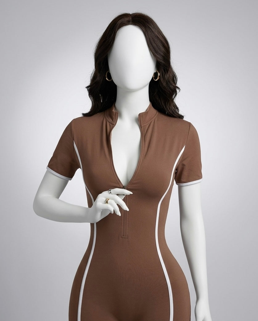 Short Sleeve Jumpsuit