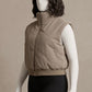 High Neck Puffer Vest