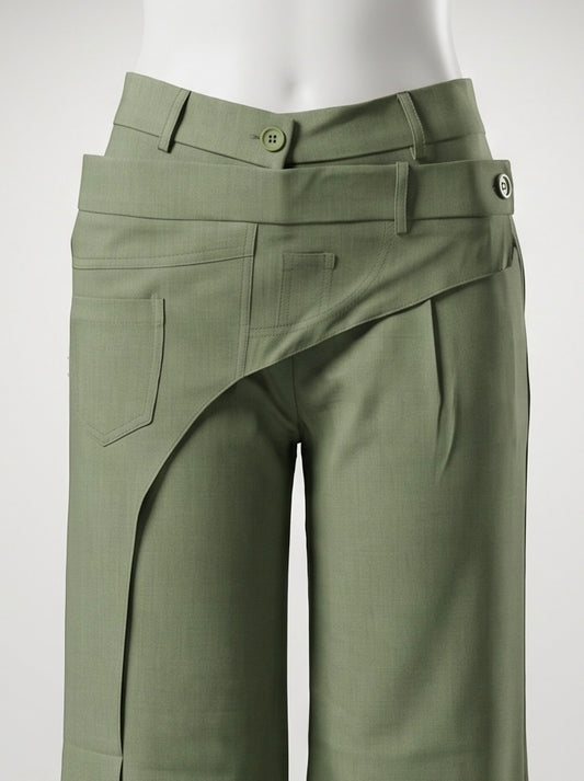 High Waist Wide Pants