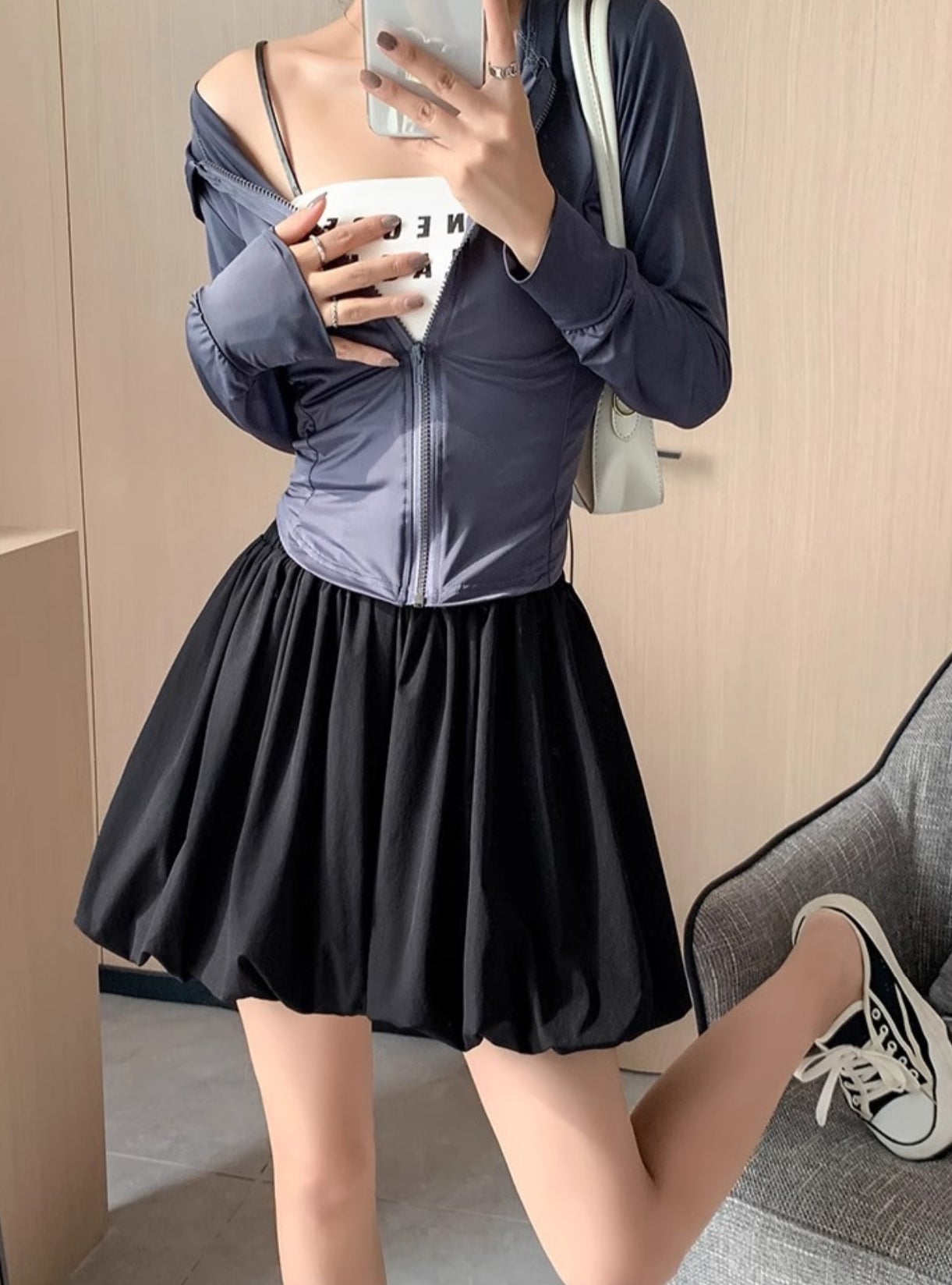 Puffy Bubble Skirt-style Shorts