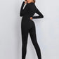 Long-sleeve Full-body Fitted Jumpsuit