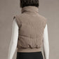 High Neck Puffer Vest