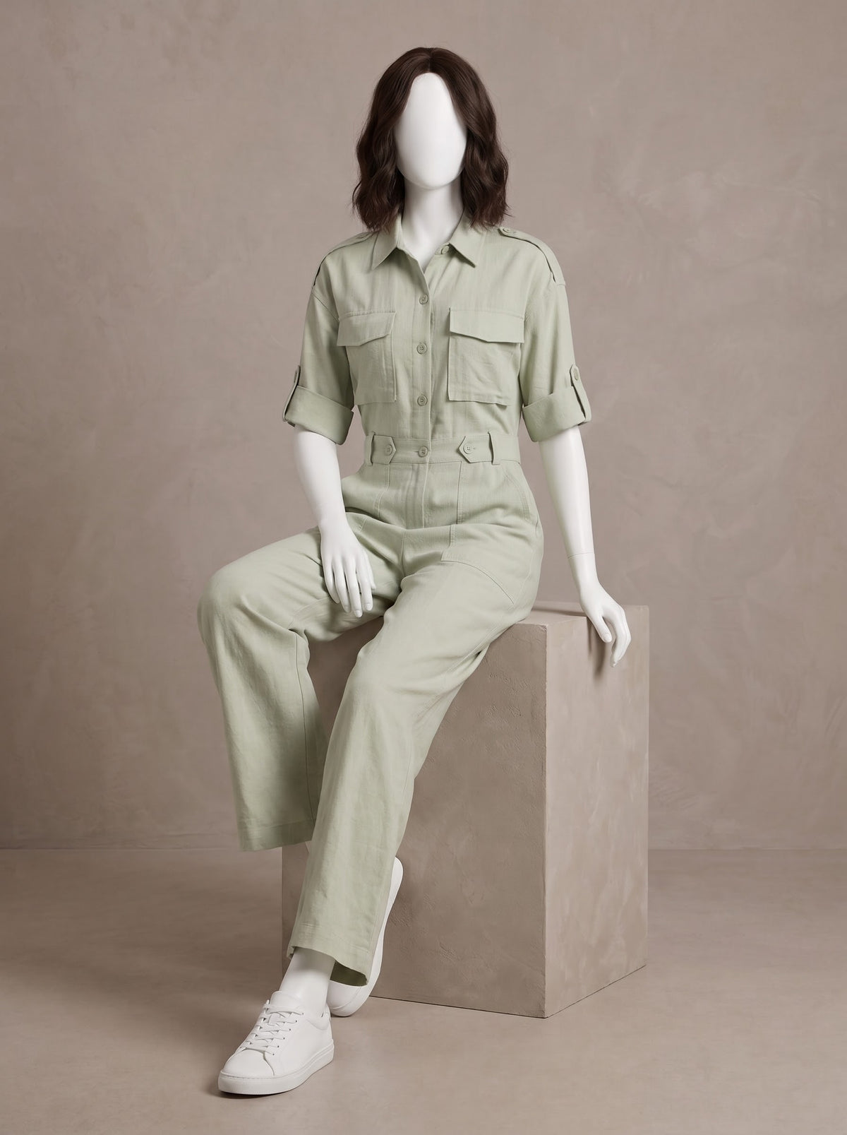 Casual Cargo Jumpsuit