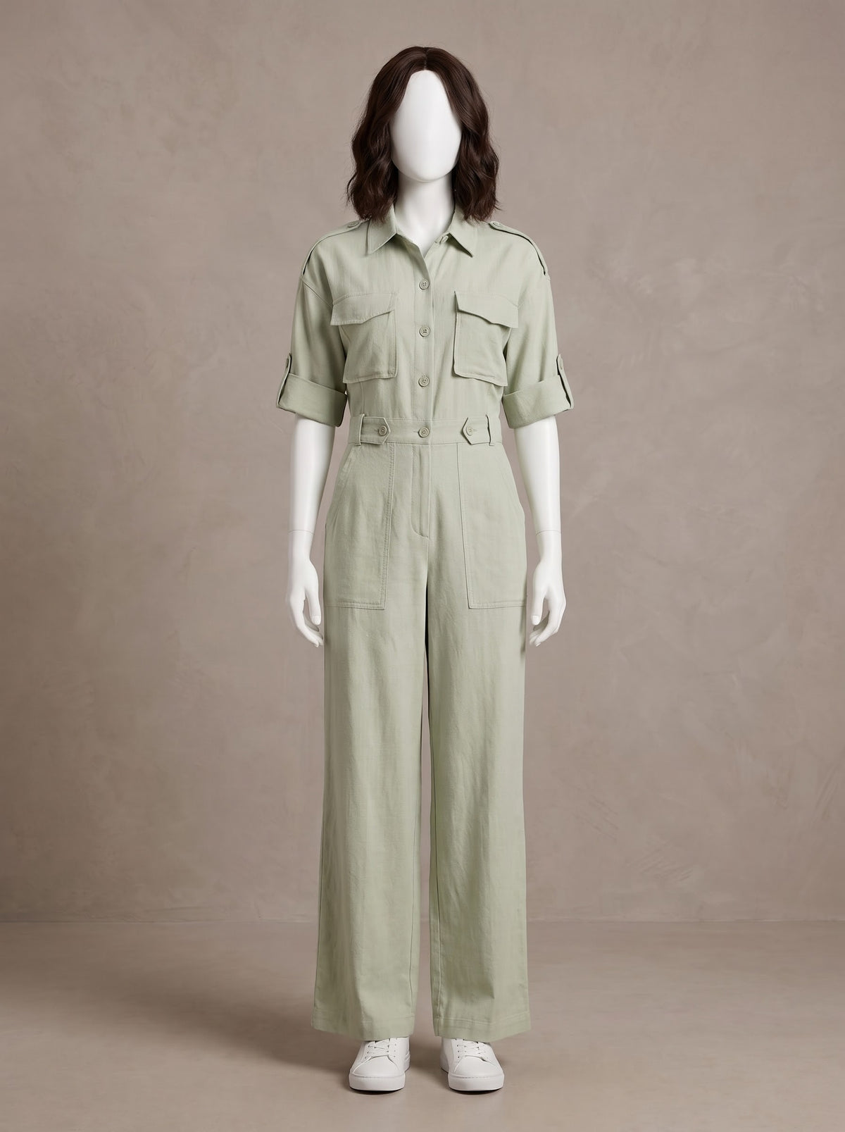 Casual Cargo Jumpsuit