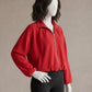 Cropped Zip Bomber Jacket