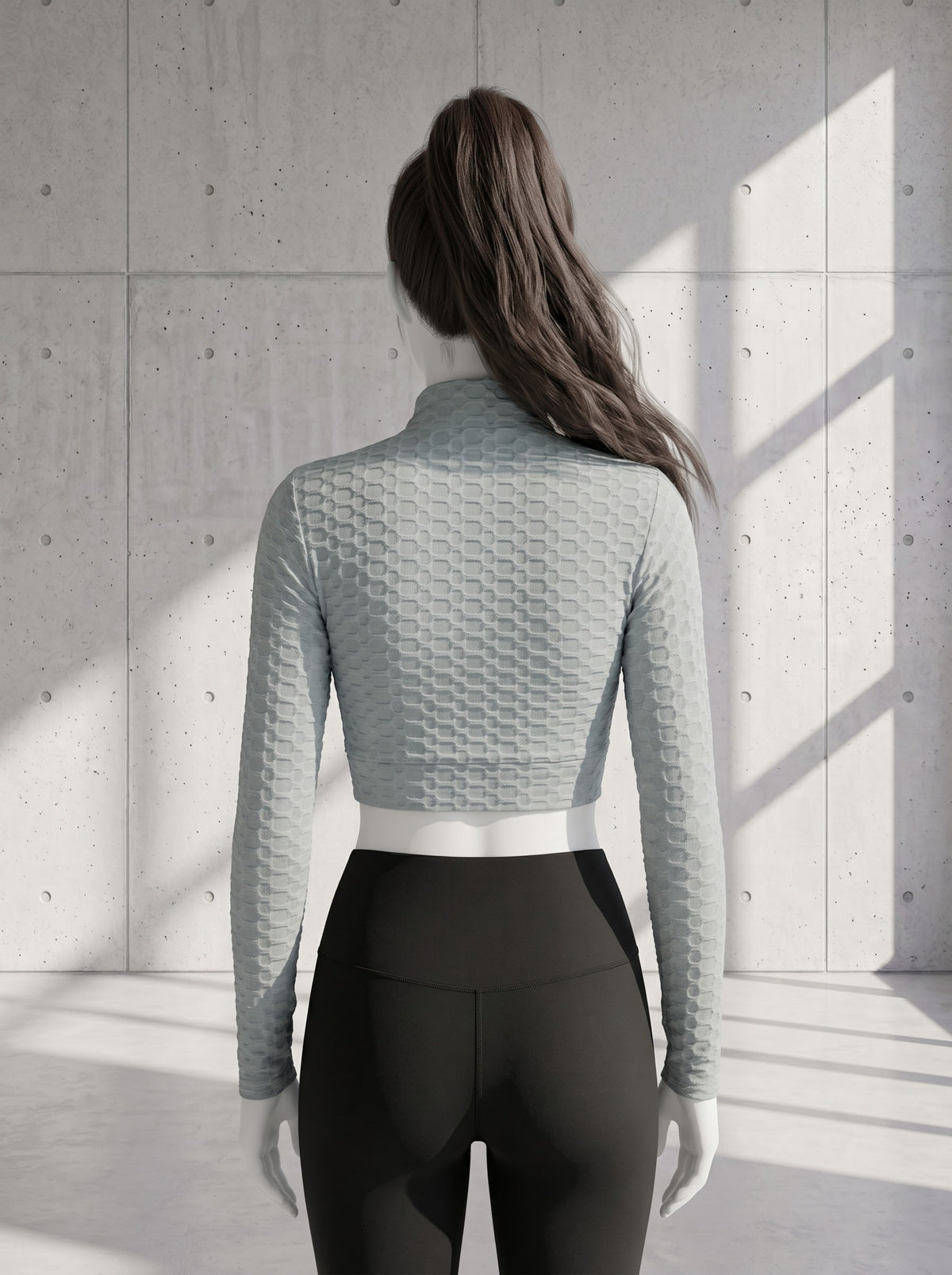 Cropped Zip Up Jacket