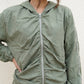 Ruched Hooded Tracksuit Set