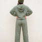 Ruched Hooded Tracksuit Set