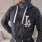 Hooded Wide Leg Jumpsuit