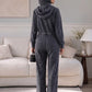 Hooded Wide Leg Jumpsuit