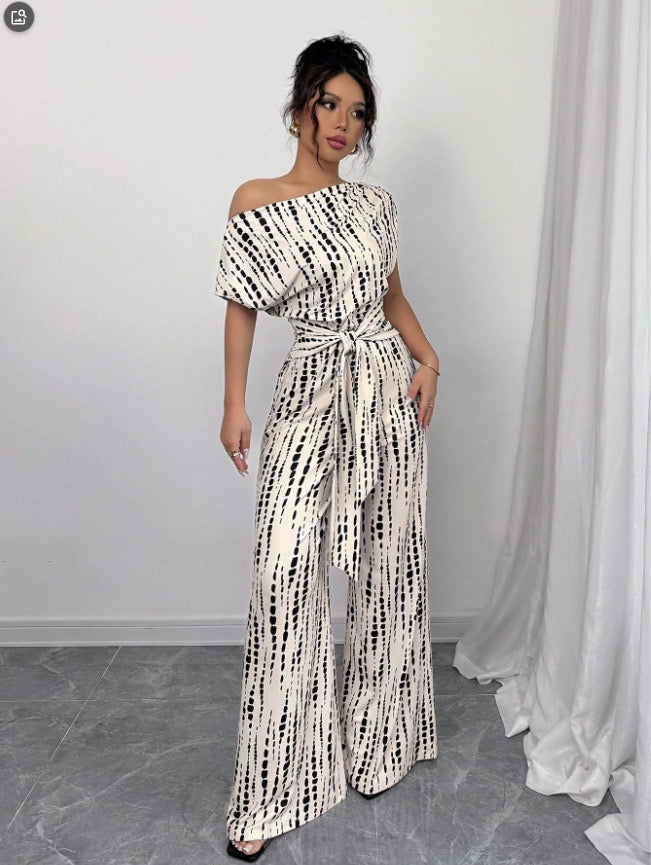 Elegant Off-Shoulder Jumpsuit