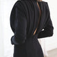 High Neck Pullover Split Maxi Dress