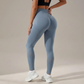 Ribbed High-Waisted Fitness Leggings