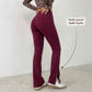 High-Waisted Split Hem Pants