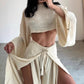 Oversized Muslin Beach Set.