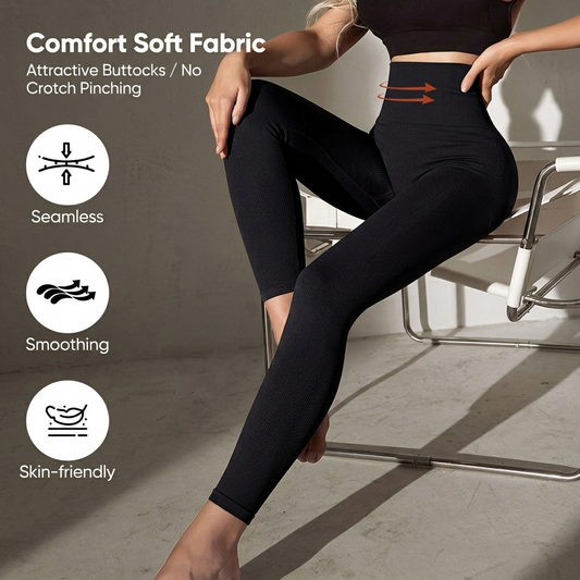 Seamless High-Waisted Fitness Leggings
