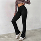 Cotton Split Hem Pants