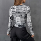 Long-Sleeved Crop Top Product